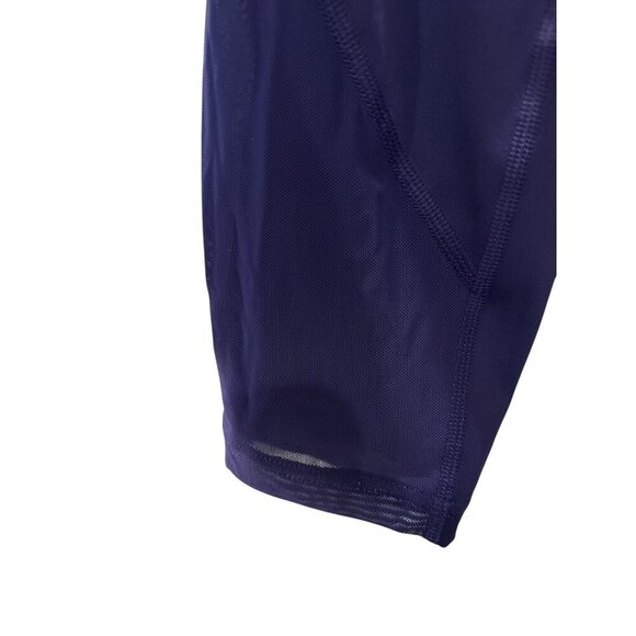 Gymshark Purple High-Waisted Leggings With Mesh Accents  Size XL, Pre-Owned - Picture 2 of 7